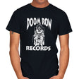 Doom Row Records - Mens T-Shirts RIPT Apparel Small / Black