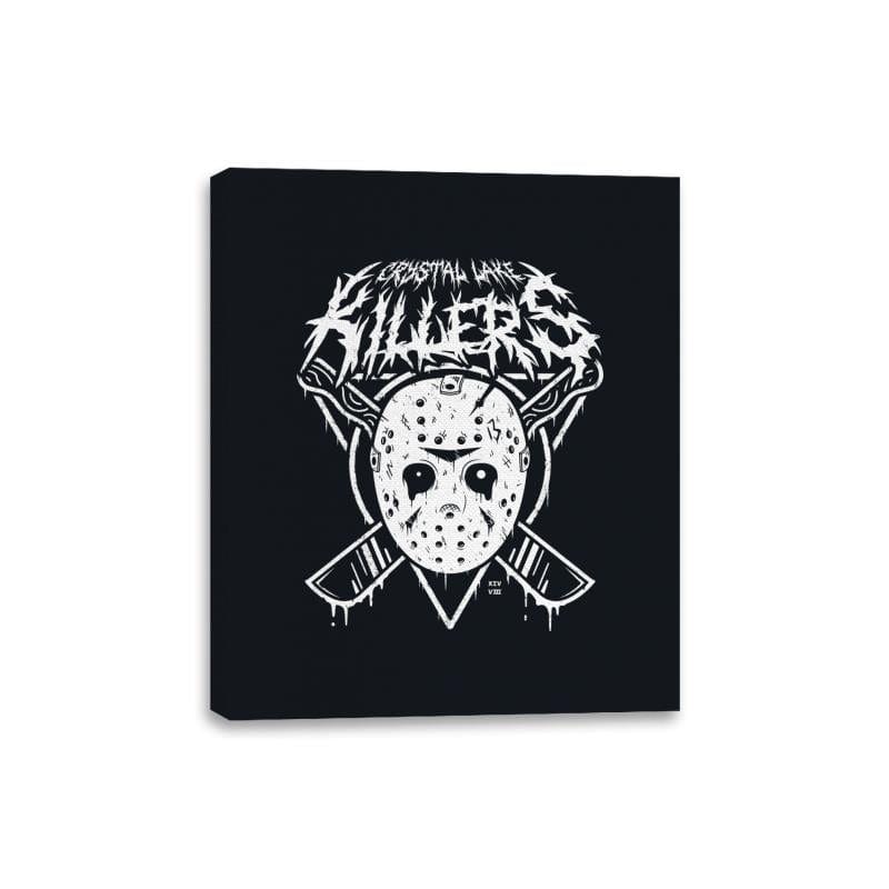 Doomed Metal - Canvas Wraps Canvas Wraps RIPT Apparel 8x10 / Black