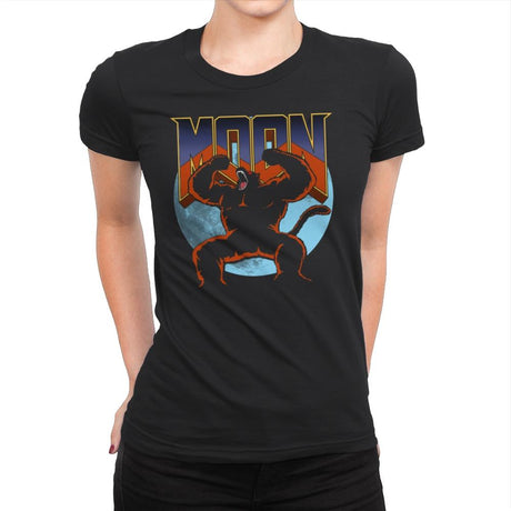 DoomMoon - Womens Premium T-Shirts RIPT Apparel Small / 151515