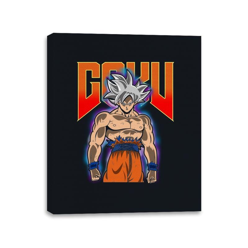 Doomsaiyan - Canvas Wraps Canvas Wraps RIPT Apparel 11x14 / Black