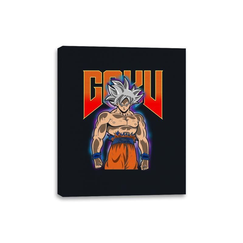 Doomsaiyan - Canvas Wraps Canvas Wraps RIPT Apparel 8x10 / Black