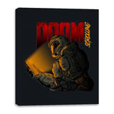 Doomscrolling - Canvas Wraps Canvas Wraps RIPT Apparel 16x20 / Black