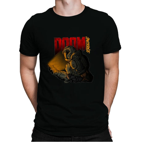 Doomscrolling - Mens Premium T-Shirts RIPT Apparel Small / Black