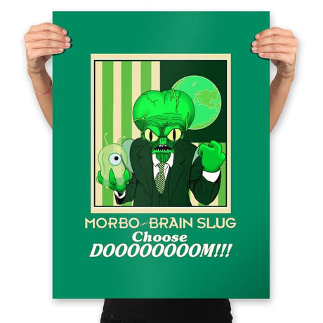 Doooooooom!!! - Prints Posters RIPT Apparel 18x24 / Kelly