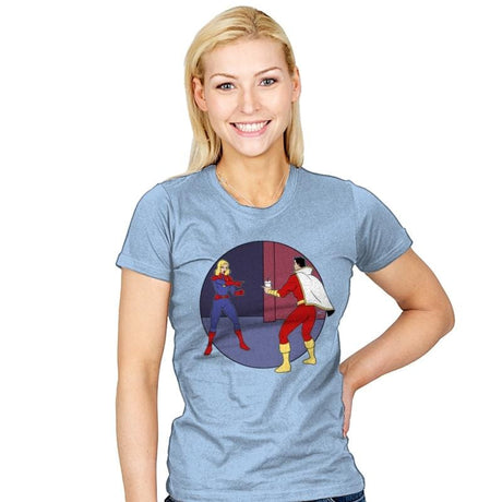 Doppleganger Meme - Womens T-Shirts RIPT Apparel