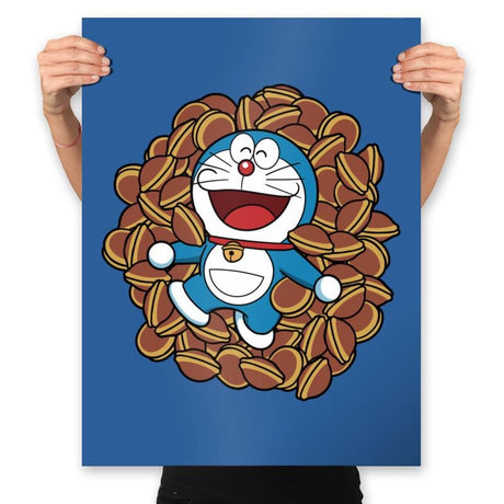 Dorayaki Beauty - Prints Posters RIPT Apparel 18x24 / Royal