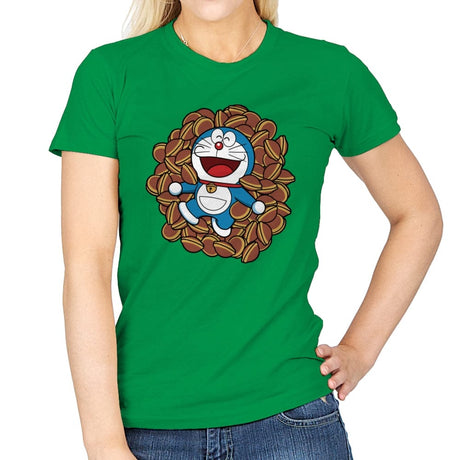 Dorayaki Beauty - Womens T-Shirts RIPT Apparel Small / Irish Green