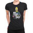 Double 0 D'OH: No Time To Diet - Womens Premium T-Shirts RIPT Apparel Small / Black