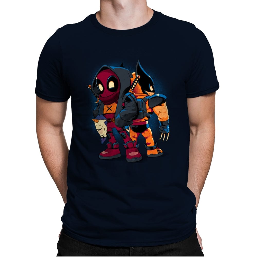 Double Healing Factor - Mens Premium T-Shirts RIPT Apparel Small / Midnight Navy