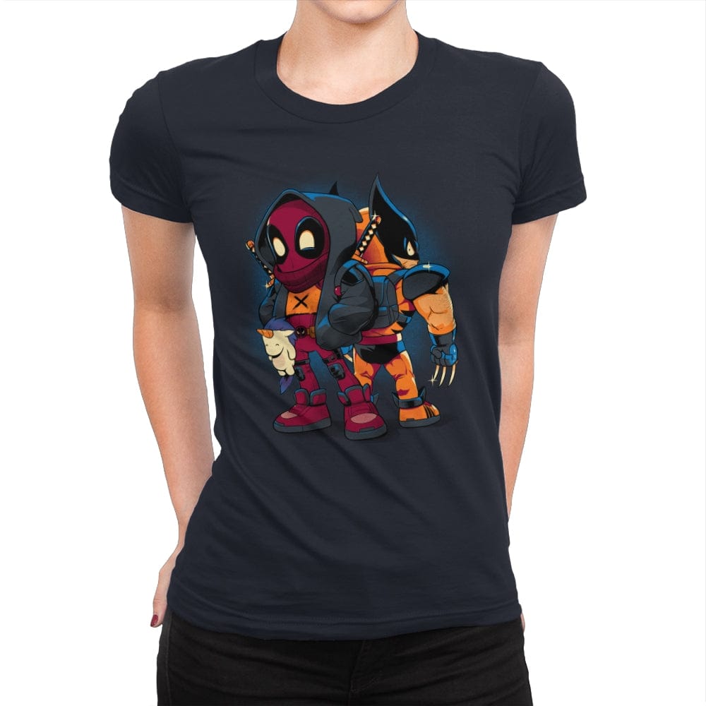 Double Healing Factor - Womens Premium T-Shirts RIPT Apparel Small / Midnight Navy