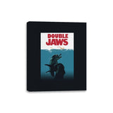 Double Jaws - Canvas Wraps Canvas Wraps RIPT Apparel 8x10 / Black