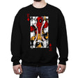 Double King D - Crew Neck Sweatshirt Crew Neck Sweatshirt RIPT Apparel Small / Black