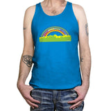 Double Rainbow Exclusive - Tanktop Tanktop RIPT Apparel X-Small / Neon Blue