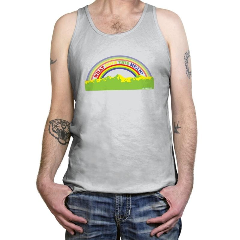 Double Rainbow Exclusive - Tanktop Tanktop RIPT Apparel X-Small / Silver