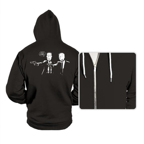 Doug Fiction - Hoodies Hoodies RIPT Apparel Small / Black