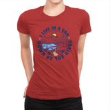 Down by the River - Womens Premium T-Shirts RIPT Apparel Small / Red