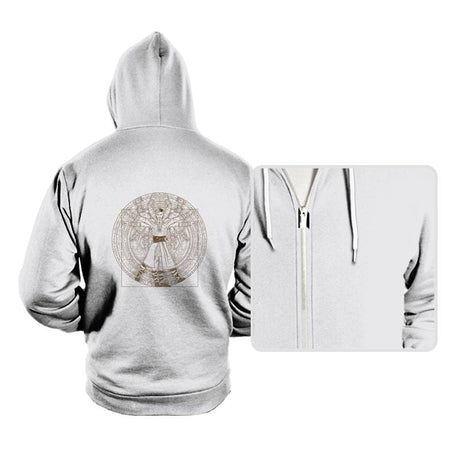 Dr. Vitruvian - Hoodies Hoodies RIPT Apparel Small / White