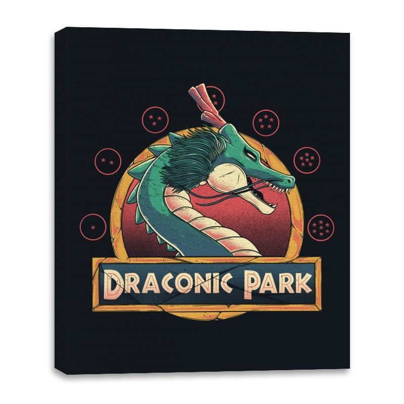 Draconic Park - Canvas Wraps Canvas Wraps RIPT Apparel 16x20 / Black