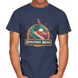 Draconic Park - Mens T-Shirts RIPT Apparel Small / Navy