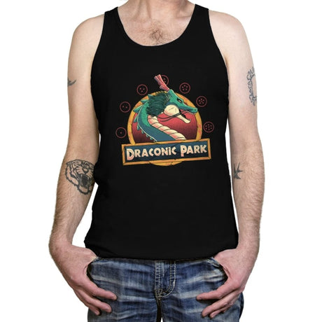 Draconic Park - Tanktop Tanktop RIPT Apparel X-Small / Black