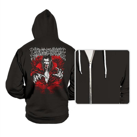 Dracula of the Night - Hoodies Hoodies RIPT Apparel Small / Black