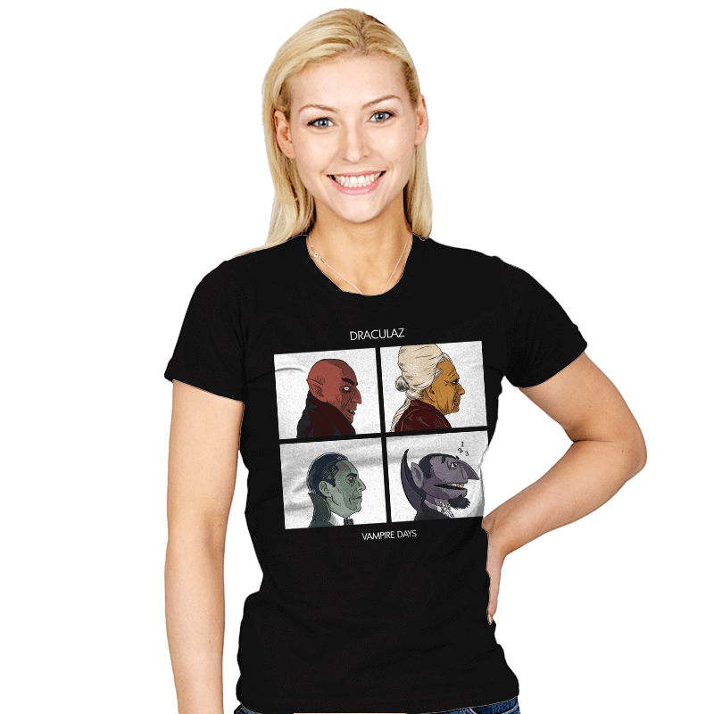 Draculaz - Vampire Days - Womens T-Shirts RIPT Apparel