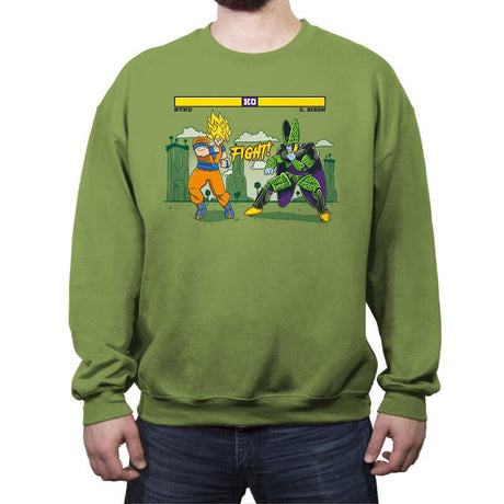 Dragon Fighter - Crew Neck Sweatshirt Crew Neck Sweatshirt RIPT Apparel