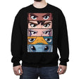 Dragon Prince Eyes - Crew Neck Sweatshirt Crew Neck Sweatshirt RIPT Apparel Small / Black