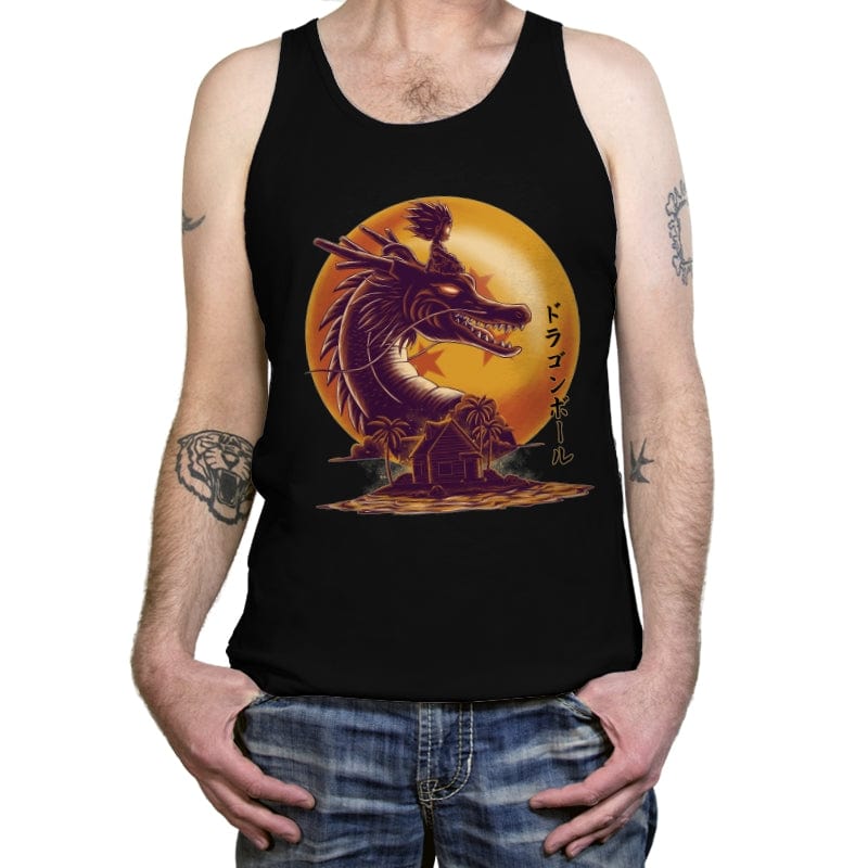 Dragon Ride - Tanktop Tanktop RIPT Apparel X-Small / Black