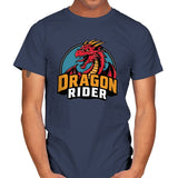 Dragon Rider - Mens T-Shirts RIPT Apparel Small / Navy