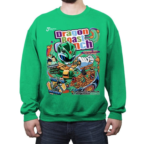 Dragon Roast Crunch - Crew Neck Sweatshirt Crew Neck Sweatshirt RIPT Apparel Small / Irish Green