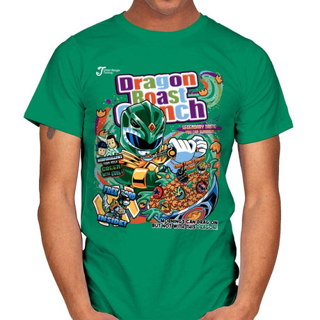 Dragon Roast Crunch - Mens T-Shirts RIPT Apparel Small / Kelly