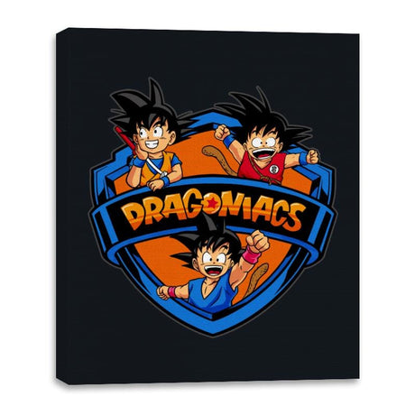 Dragoniacs - Canvas Wraps Canvas Wraps RIPT Apparel 16x20 / Black