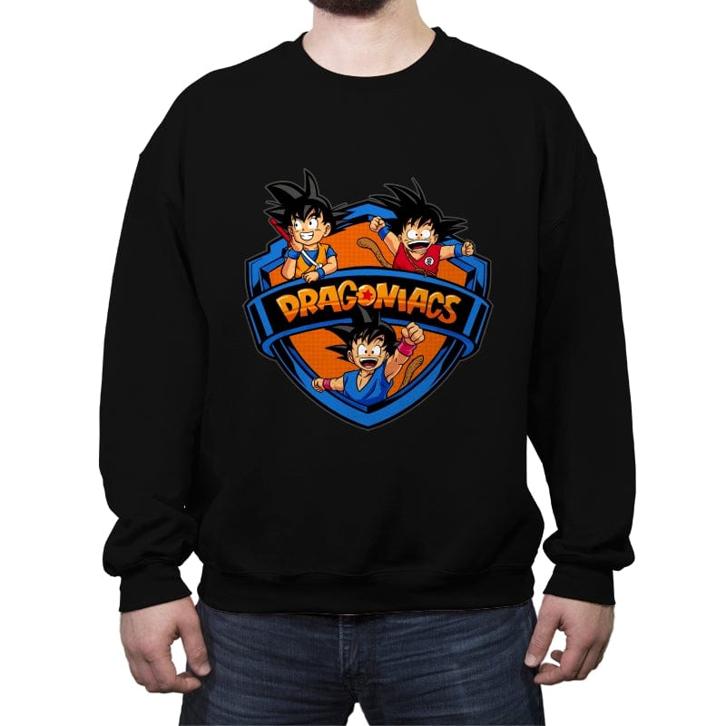 Dragoniacs - Crew Neck Sweatshirt Crew Neck Sweatshirt RIPT Apparel Small / Black