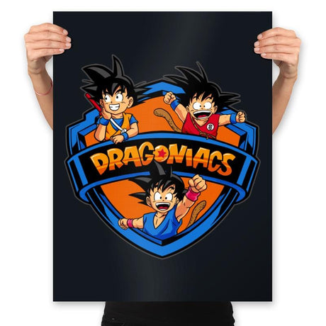 Dragoniacs - Prints Posters RIPT Apparel 18x24 / Black