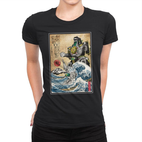 Dragonzord in Japan - Best Seller - Womens Premium T-Shirts RIPT Apparel Small / Black