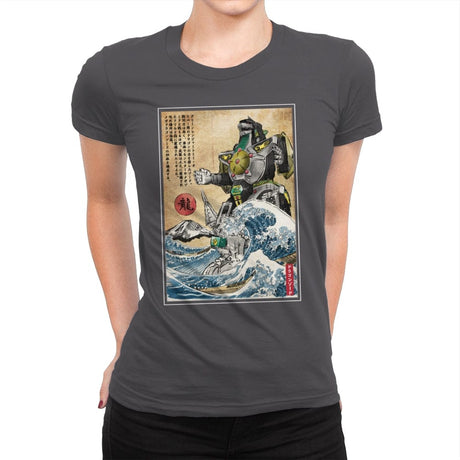 Dragonzord in Japan - Best Seller - Womens Premium T-Shirts RIPT Apparel Small / Heavy Metal