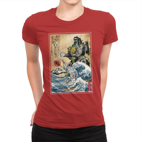 Dragonzord in Japan - Best Seller - Womens Premium T-Shirts RIPT Apparel Small / Red