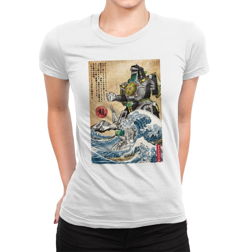 Dragonzord in Japan - Best Seller - Womens Premium T-Shirts RIPT Apparel Small / White