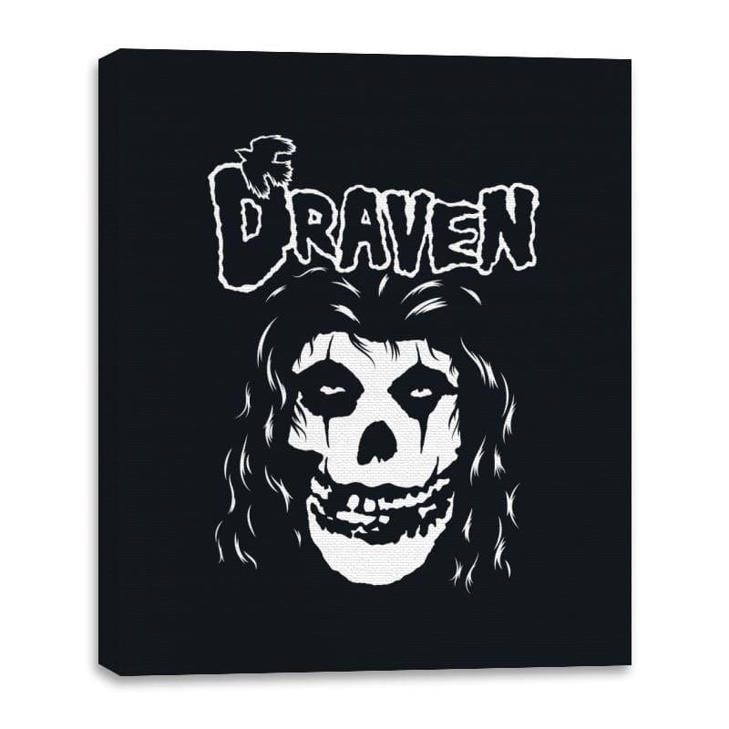 Draven - Canvas Wraps Canvas Wraps RIPT Apparel 16x20 / Black