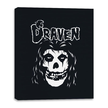 Draven - Canvas Wraps Canvas Wraps RIPT Apparel 16x20 / Black