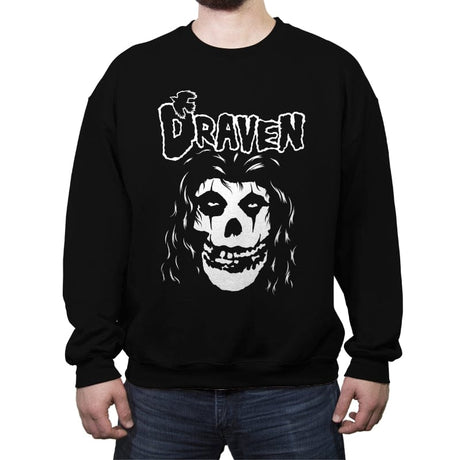 Draven - Crew Neck Sweatshirt Crew Neck Sweatshirt RIPT Apparel Small / Black