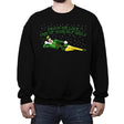 Draw me Elf - Crew Neck Sweatshirt Crew Neck Sweatshirt RIPT Apparel Small / Black