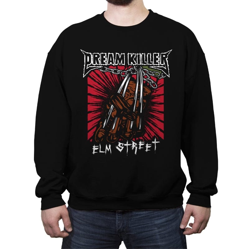 Dream Killer - Crew Neck Sweatshirt Crew Neck Sweatshirt RIPT Apparel Small / Black