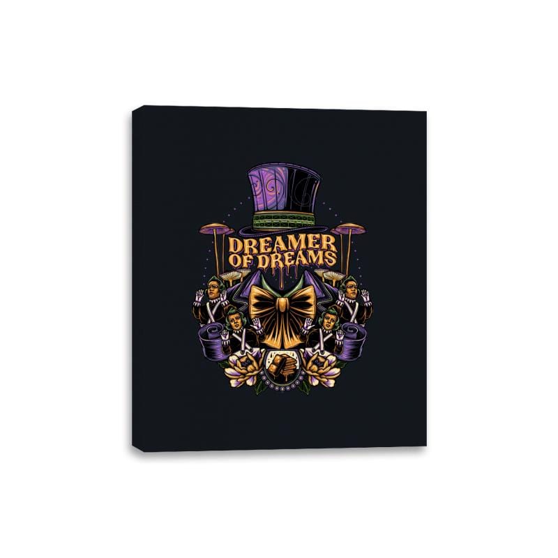 Dreamer of Dreams - Canvas Wraps Canvas Wraps RIPT Apparel 8x10 / Black