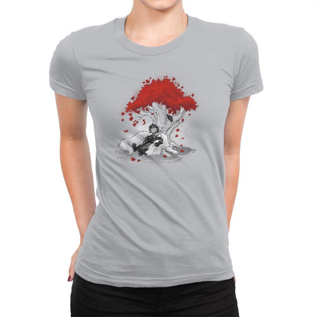 Dreaming Of A Quiet Winter - Miniature Mayhem - Womens Premium T-Shirts RIPT Apparel Small / Silver