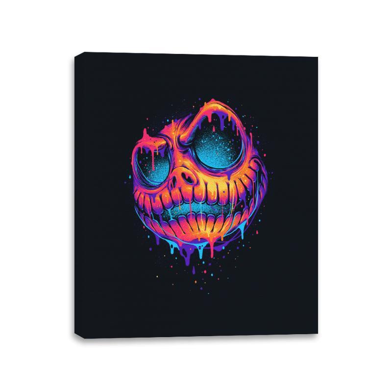 Drip of Nightmares - Canvas Wraps Canvas Wraps RIPT Apparel 11x14 / Black