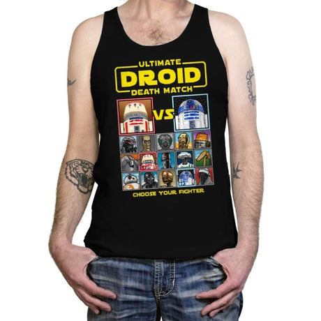 Droid Death Match - Tanktop Tanktop RIPT Apparel X-Small / Black