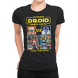 Droid Death Match - Womens Premium T-Shirts RIPT Apparel Small / Black