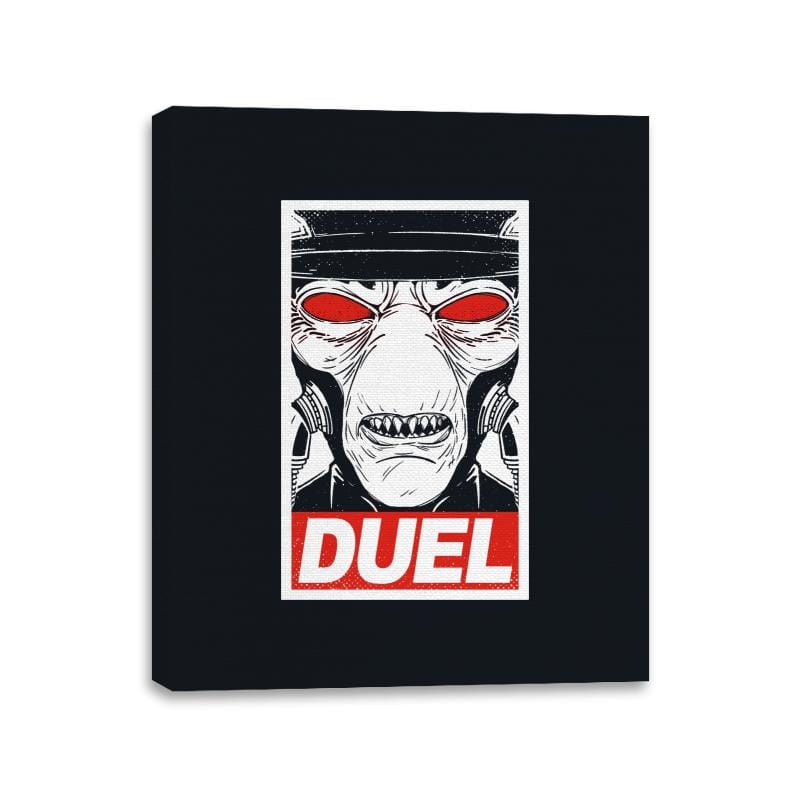 Duel - Canvas Wraps Canvas Wraps RIPT Apparel 11x14 / Black